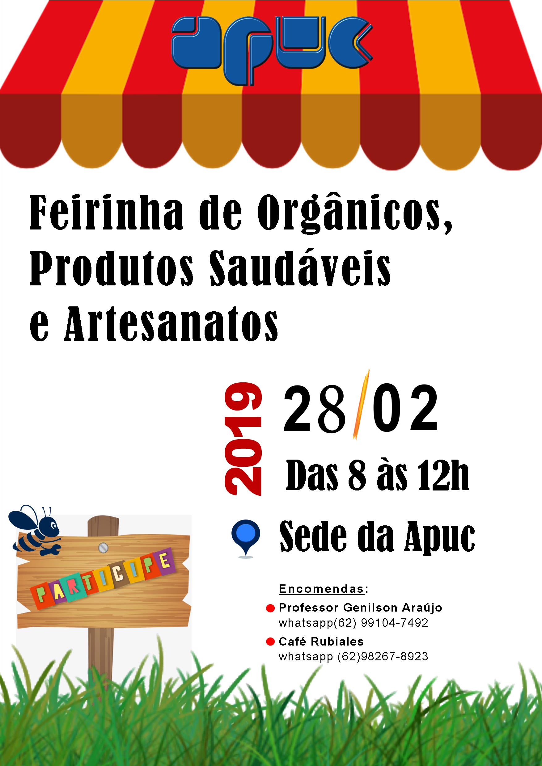 07.02.2019 Feirinha de Organicos Produtos Saudaveis e Artesanatos b