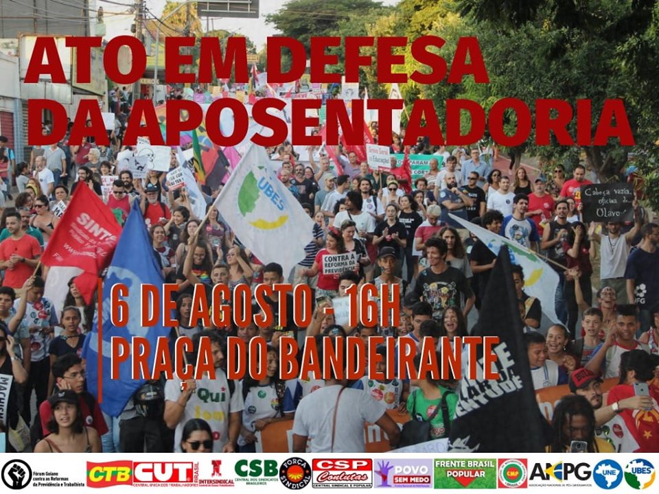 05.08.2019 Forum Goiano Ato Defesa Aposentadoria