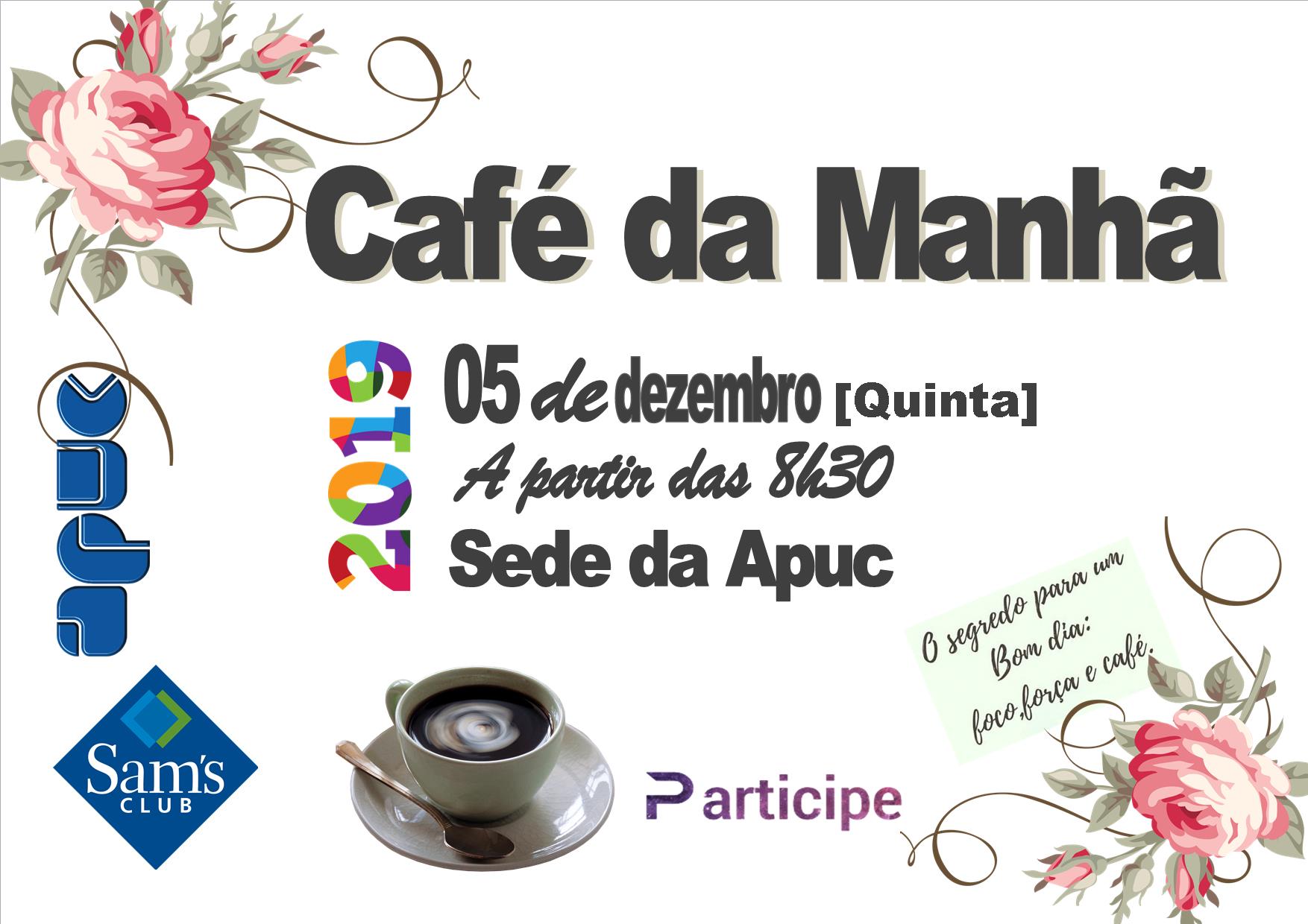 02.12.2019 cartaz cafe da manha sams club