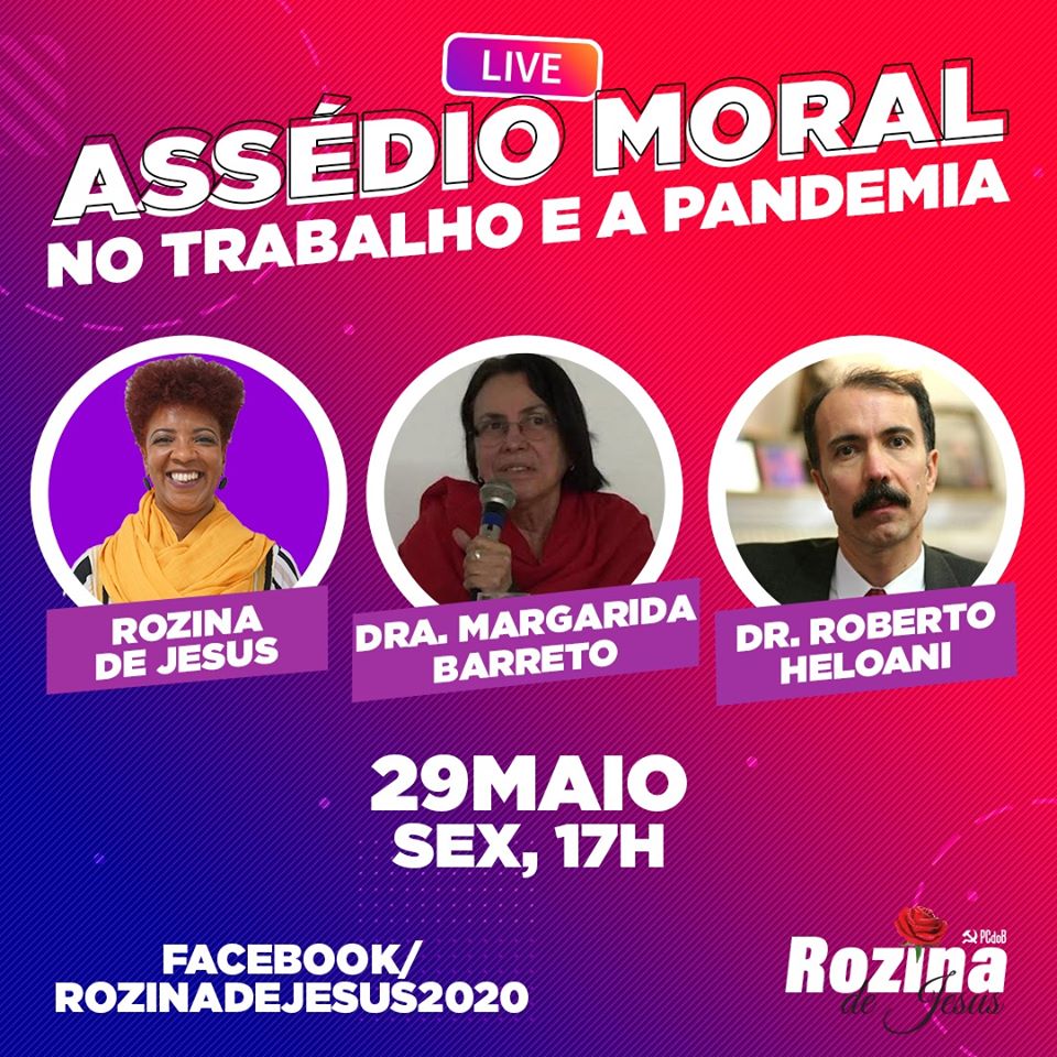 26.05.2020 Live Assedio Moral no Trabalho e a Pandemia