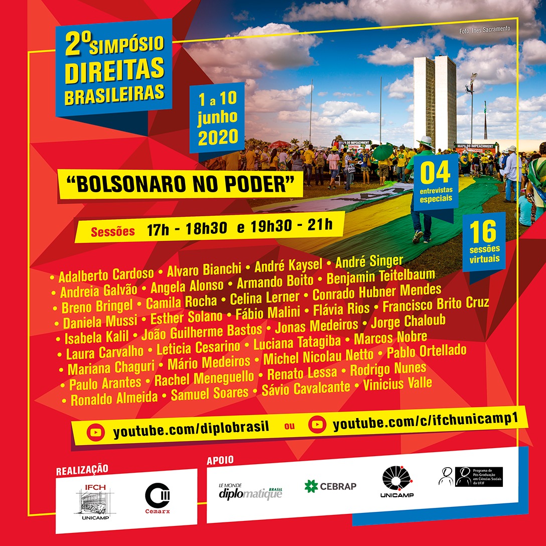 01.06.2020 direitas brasileiras Bolsonaro no Poder