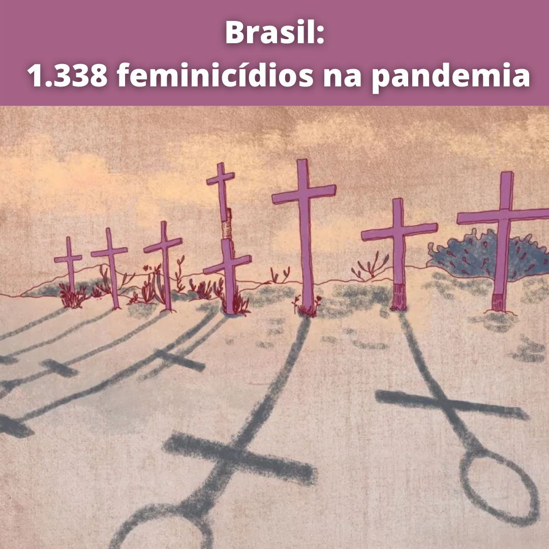 07.06.2021 Imagem Brasil 1.338 feminicídios na pandemia