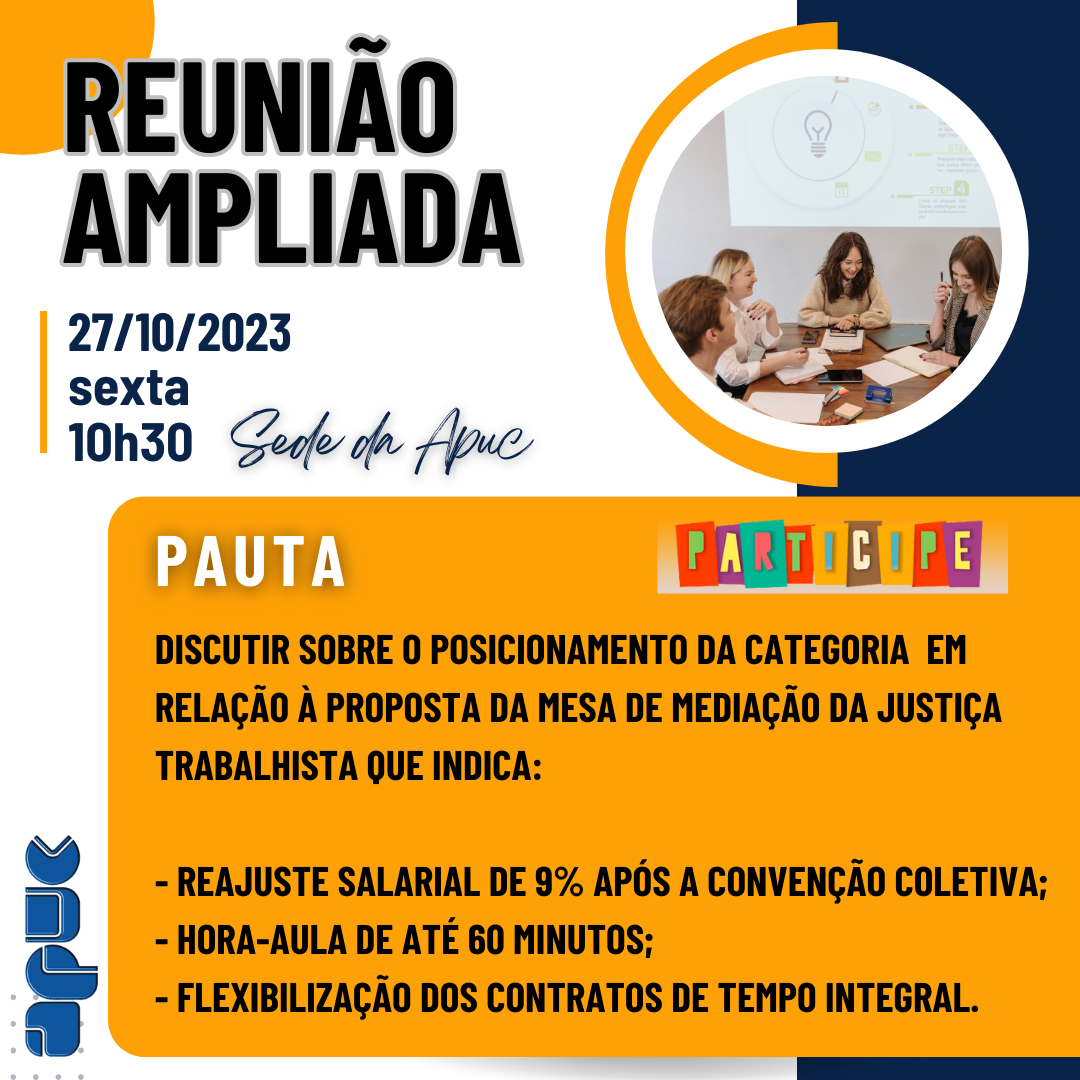 REUNIÃO AMPLIADA – VIRTUAL (21/09/2023) – CRESS 12ª Região