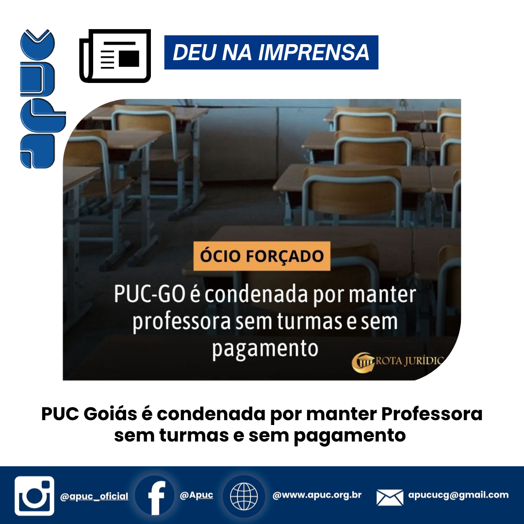 17.10.2025 POST Rota Juridica PUC condenada por deixar professora sem turmas e sem pagamento